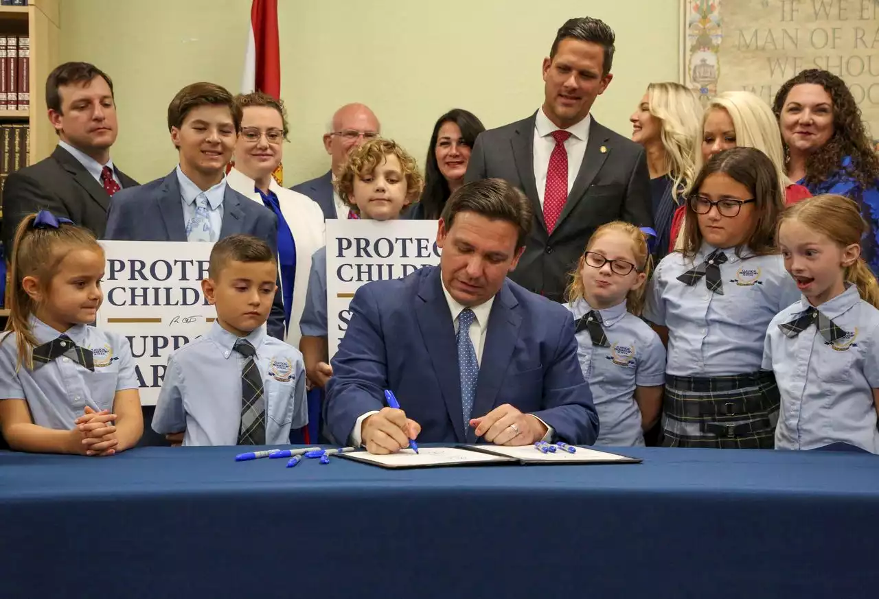 Fla. governor signs ‘Don’t Say Gay’ bill that critics call ‘hateful’