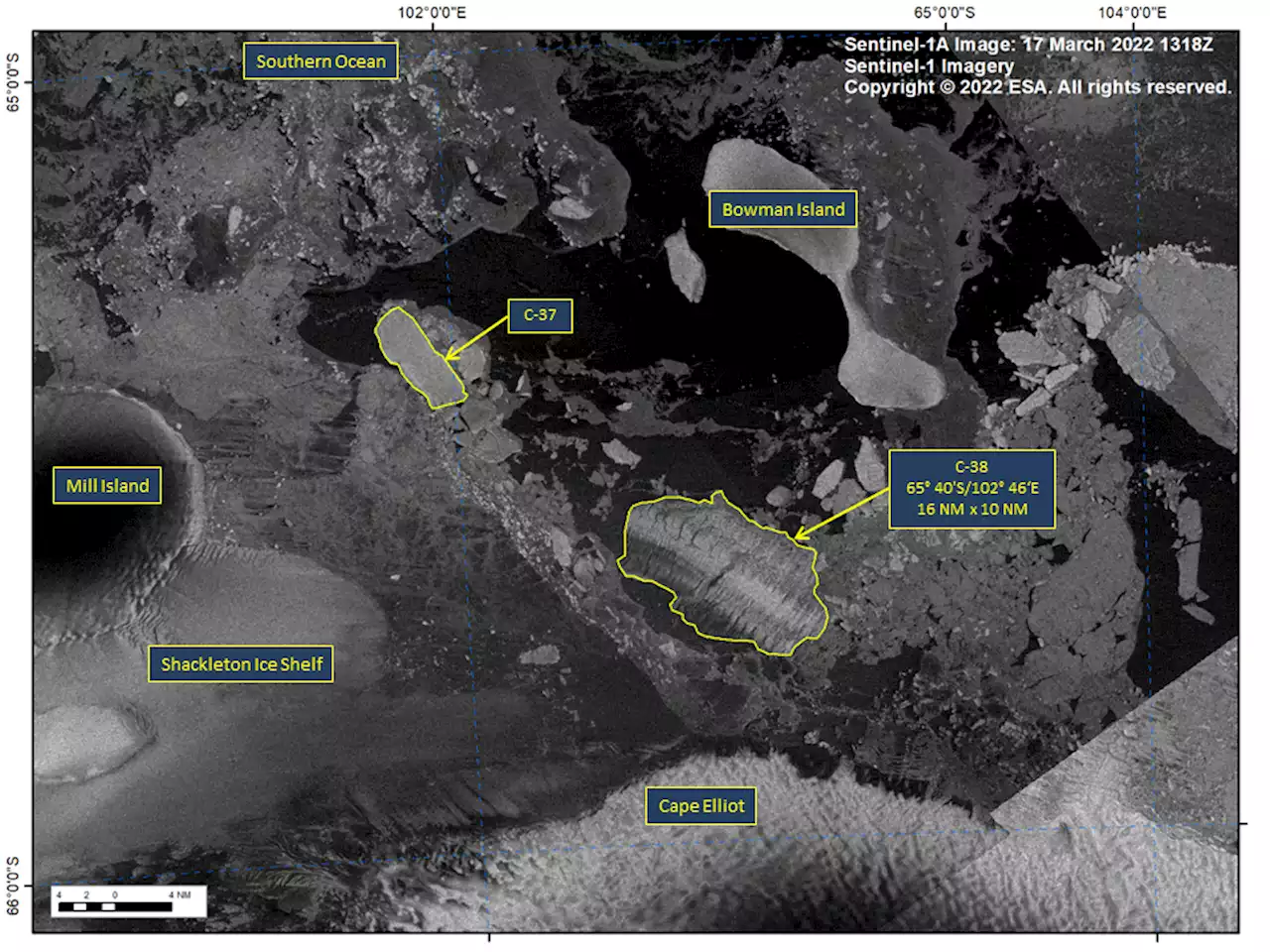 An East Antarctic ice shelf has collapsed