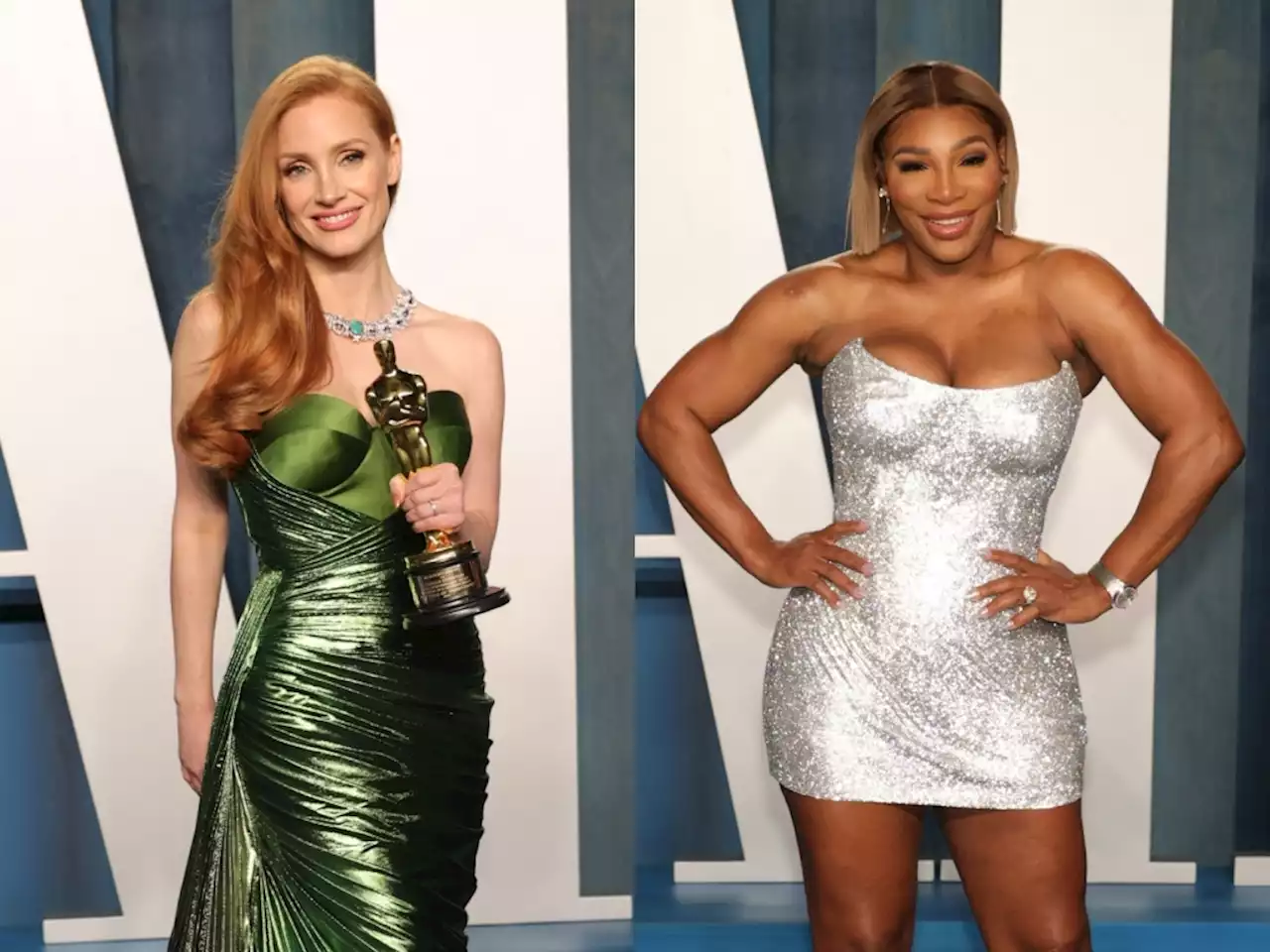 These Oscars After-Party Pics Show Celebs Looking Their Very Best: Jessica Chastain, Serena Williams, & More