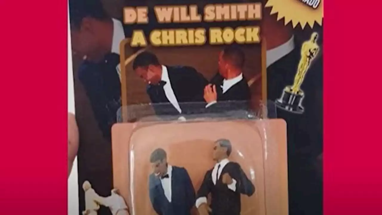 Salió a la venta el muñeco de Will Smith abofeteando a Chris Rock