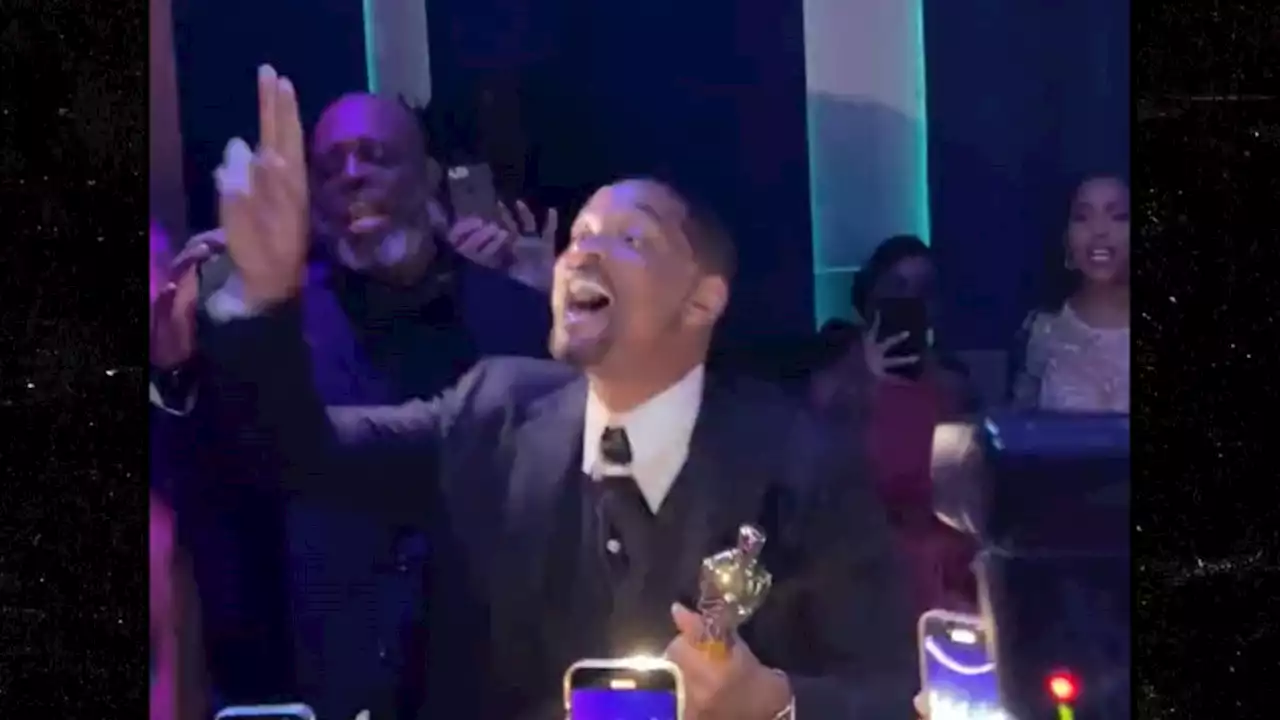 Will Smith Dancing At Oscars After-Party Following Chris Rock Slap