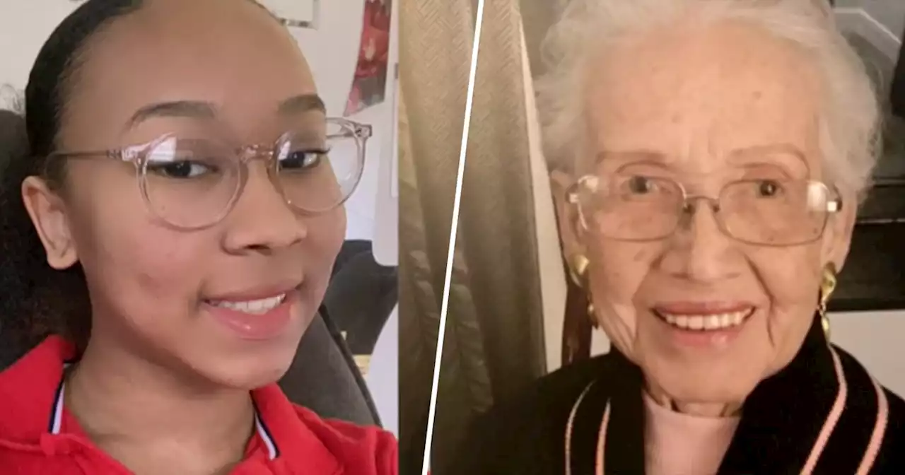 Katherine Johnson’s great-granddaughter says she was in 'awe' after watching 'Hidden Figures'