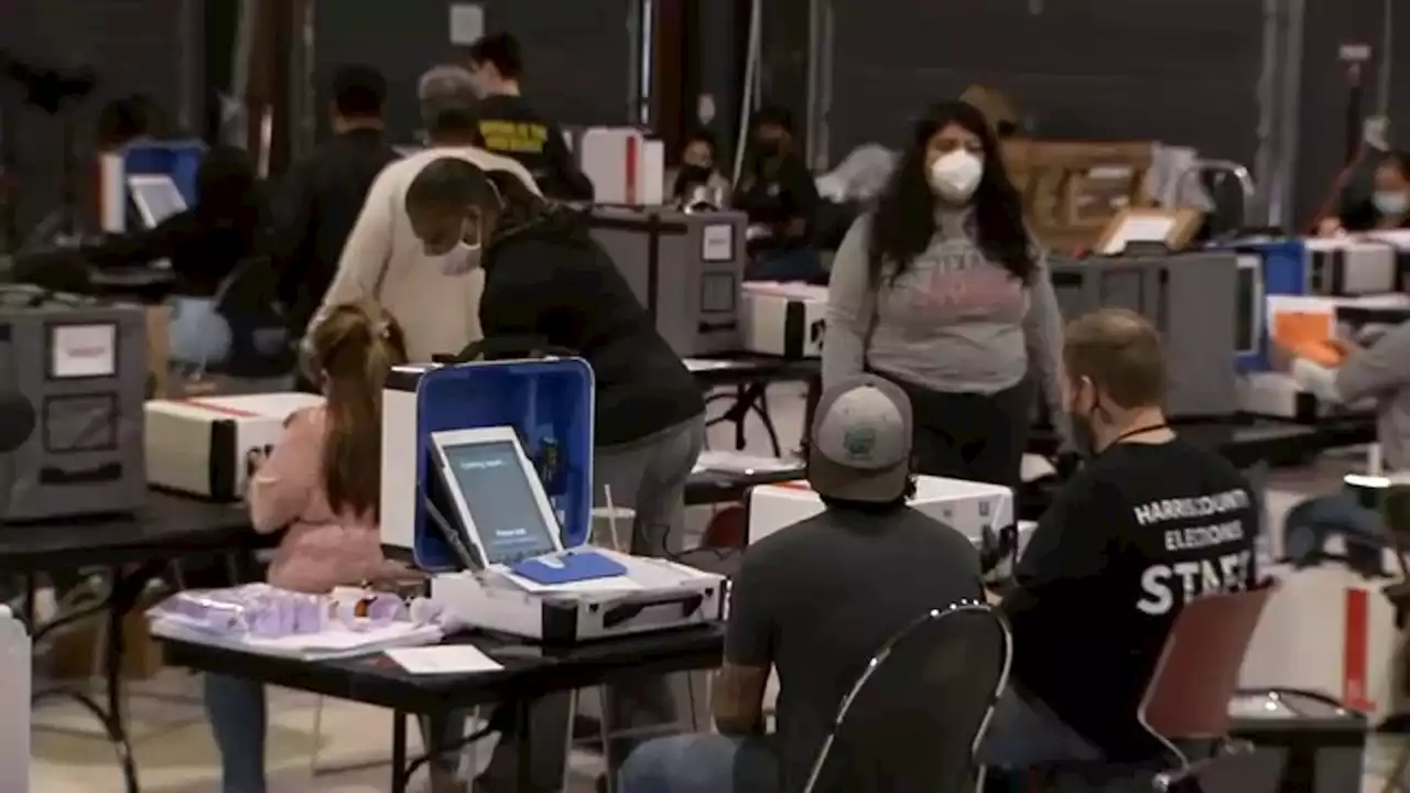 Harris County election workers still counting votes before 7 p.m. deadline