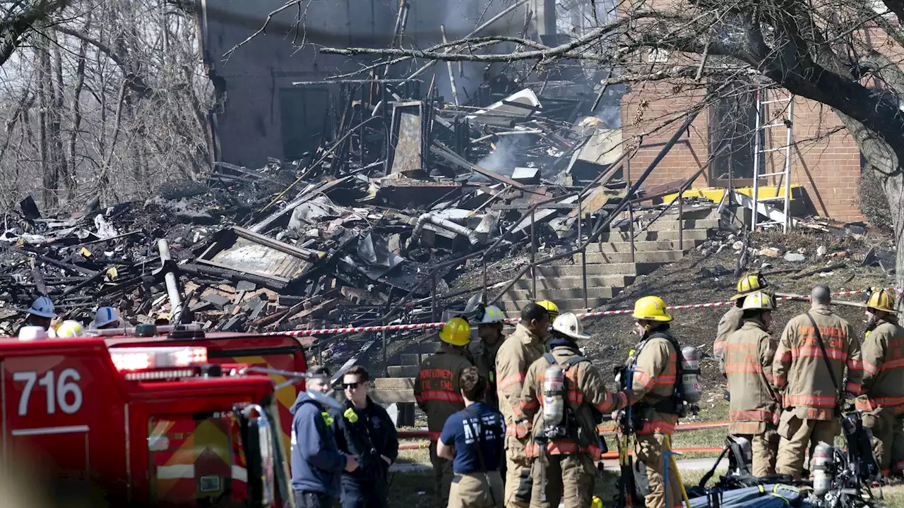 Official: 10 hospitalized after Maryland explosion, fire