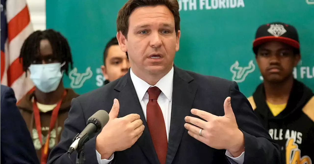 Watch now: Florida Gov. Ron DeSantis berates kids for wearing masks