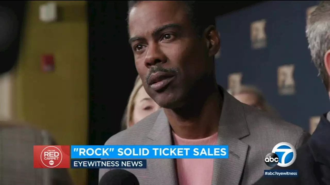 Chris Rock sees ticket sales spike after slap heard 'round the world