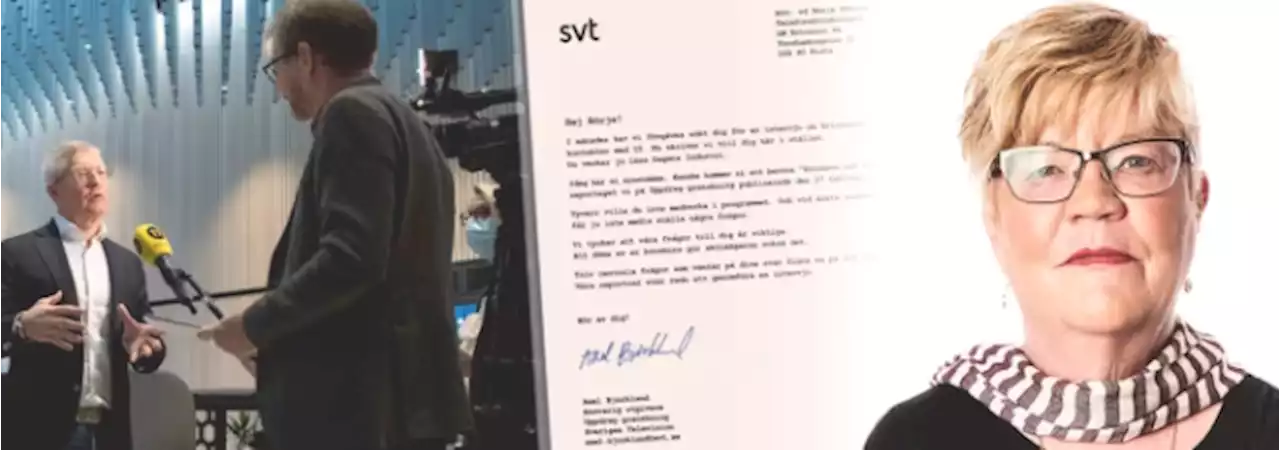 Mellin: Skattebetalarna stöttar SVT-redaktionens egon med 45 000