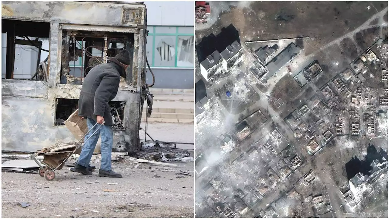 In photos: Mariupol devastated after weeks of Russian bombardment