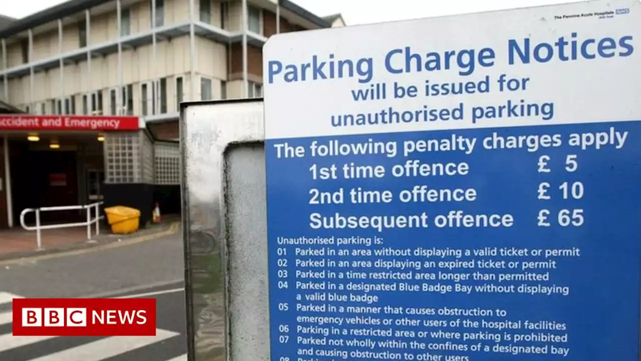 Covid: Free parking for NHS hospital staff in England to end this week