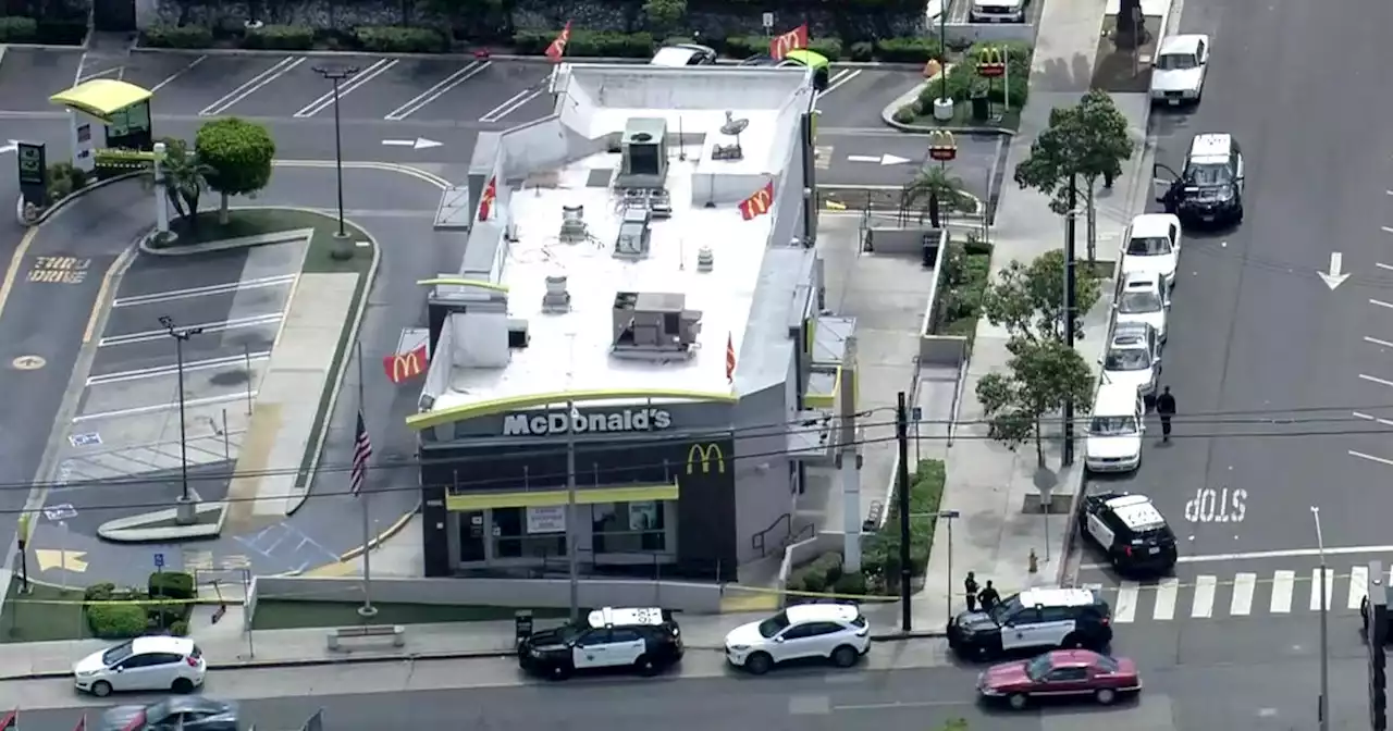 Police searching for suspect in stabbing near McDonald's in Long Beach