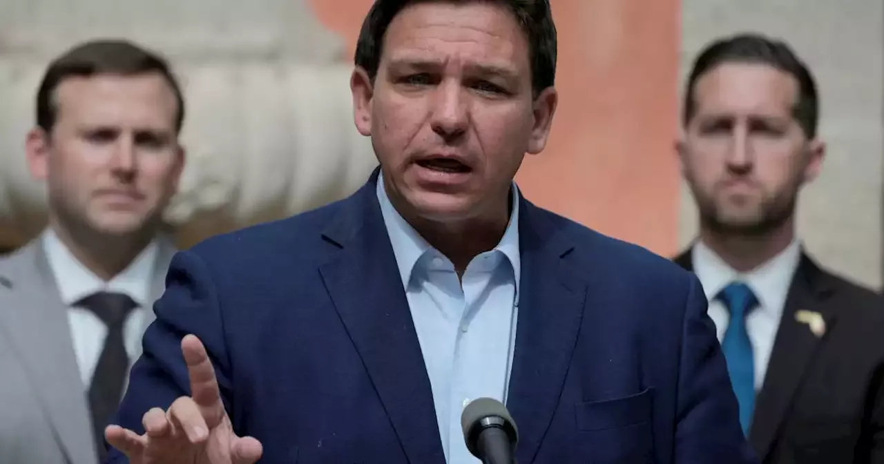 Florida Governor Ron DeSantis vetoes Congressional map in push for