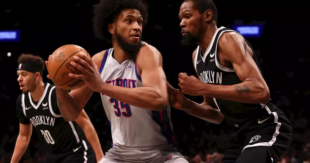 Durant scores 41, Nets rally past Pistons