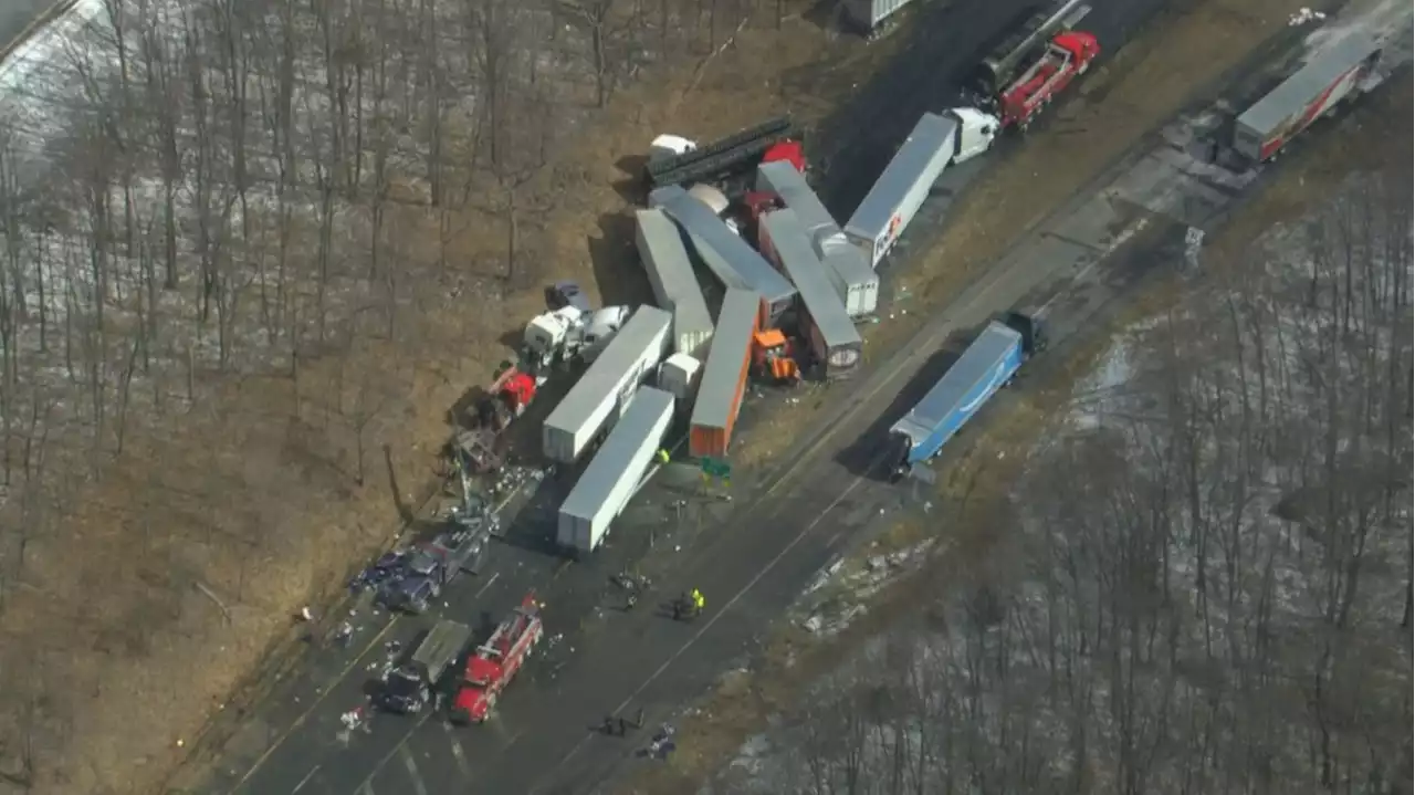 Interstate-81 In Schuylkill County Reopens Following Deadly Pileup