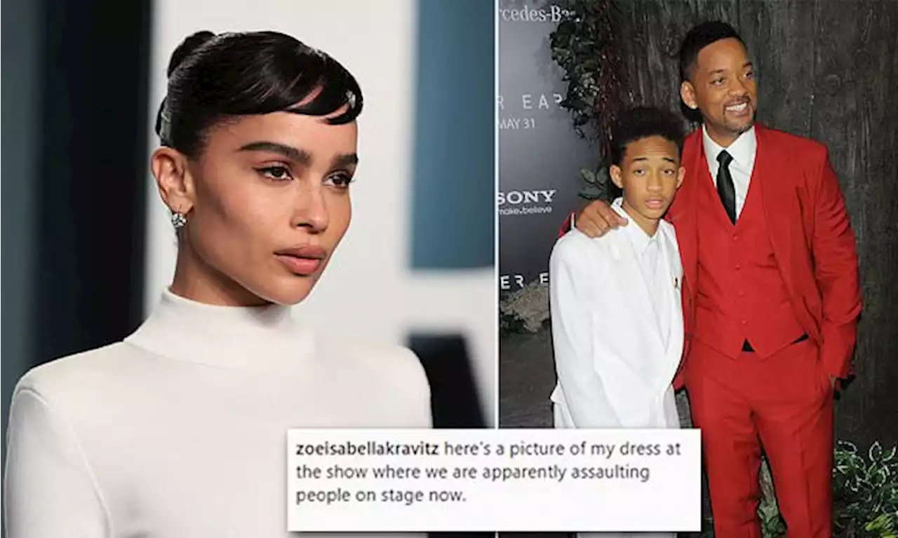 Zoe Kravitz is trending after slamming Will Smith's attack