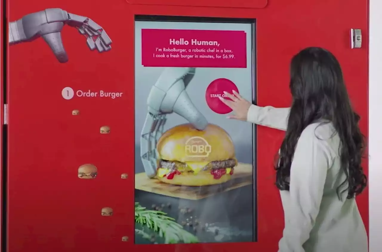 This burger vending machine is a restaurant in miniature | Digital Trends