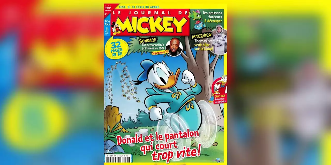 «Journal de Mickey» : les personnalités préférées des enfants sont…