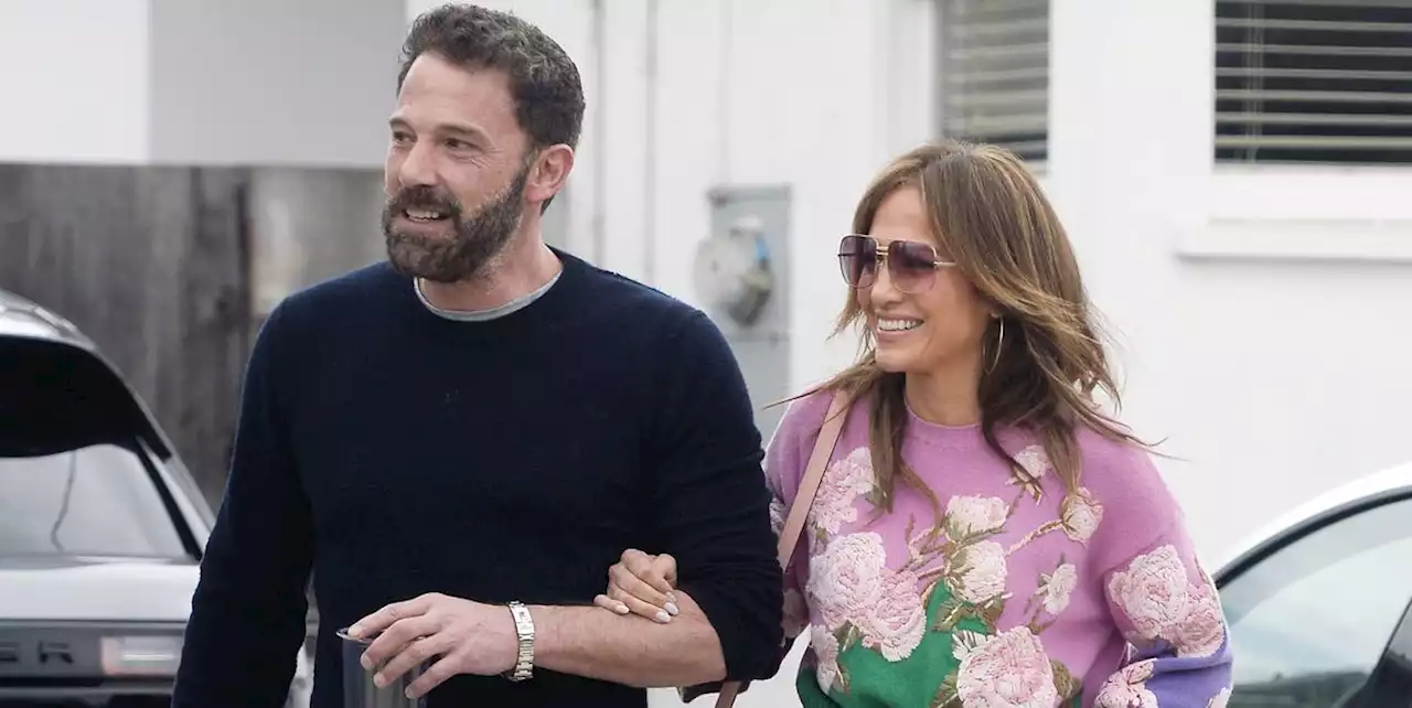 Jennifer Lopez Just Re-wore a Floral Valentino Sweater with Denim Bell-Bottoms