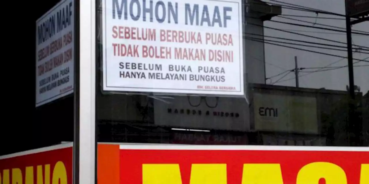 Ramadan, Warung Makan Boleh Buka Siang Hari, MUI: Tapi Jangan Dipamerkan