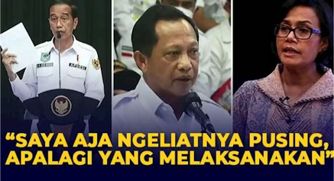 Terima Keluhan Soal SPJ Ruwet, Jokowi Sentil Sri Mulyani dan Tito Karnavian!