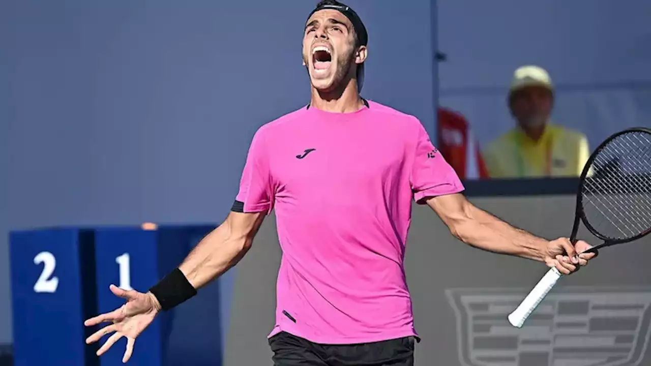 Miami Open 2022: Francisco Cerúndolo le ganó a Frances Tiafoe y se metió en los cuartos de final