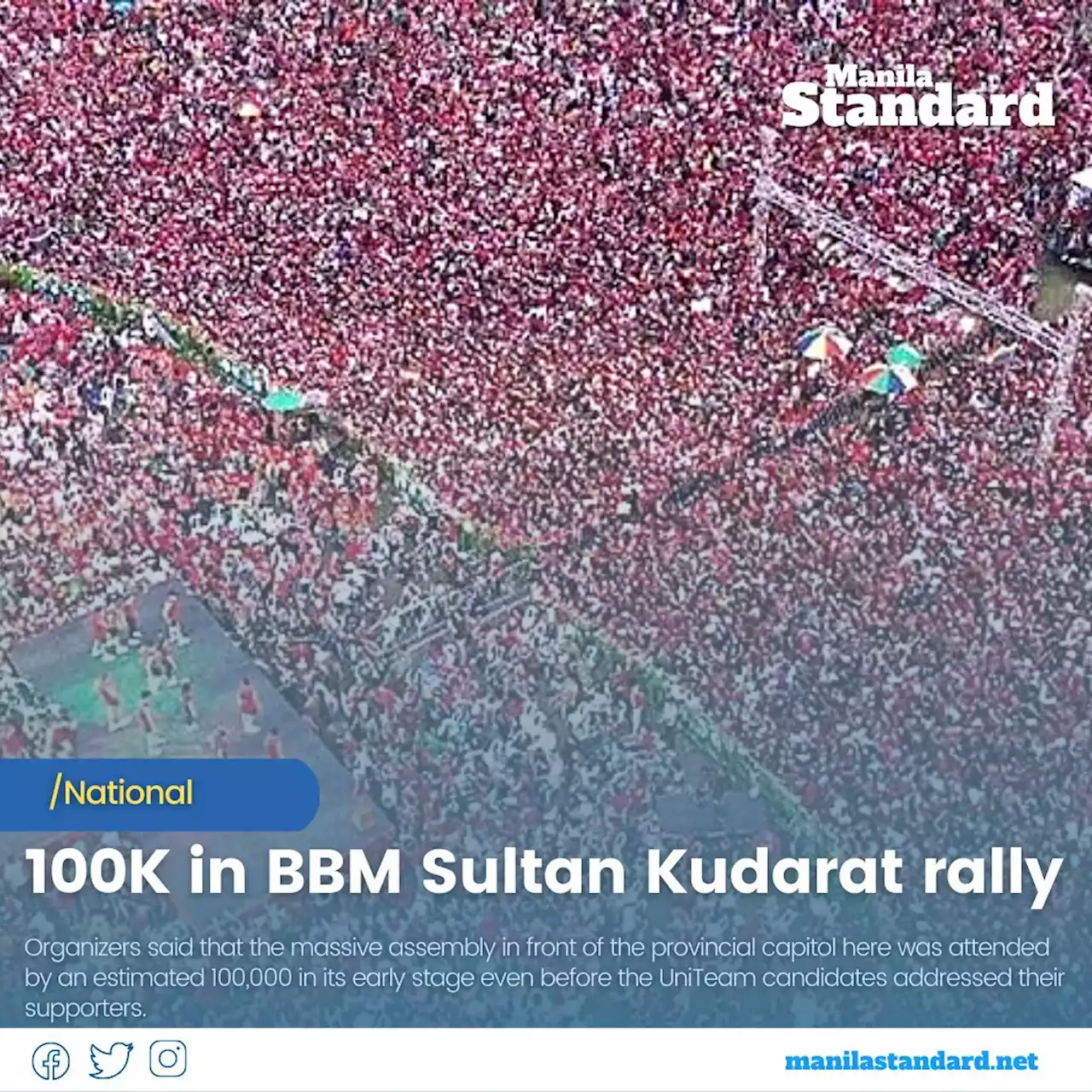 100K in BBM Sultan Kudarat rally