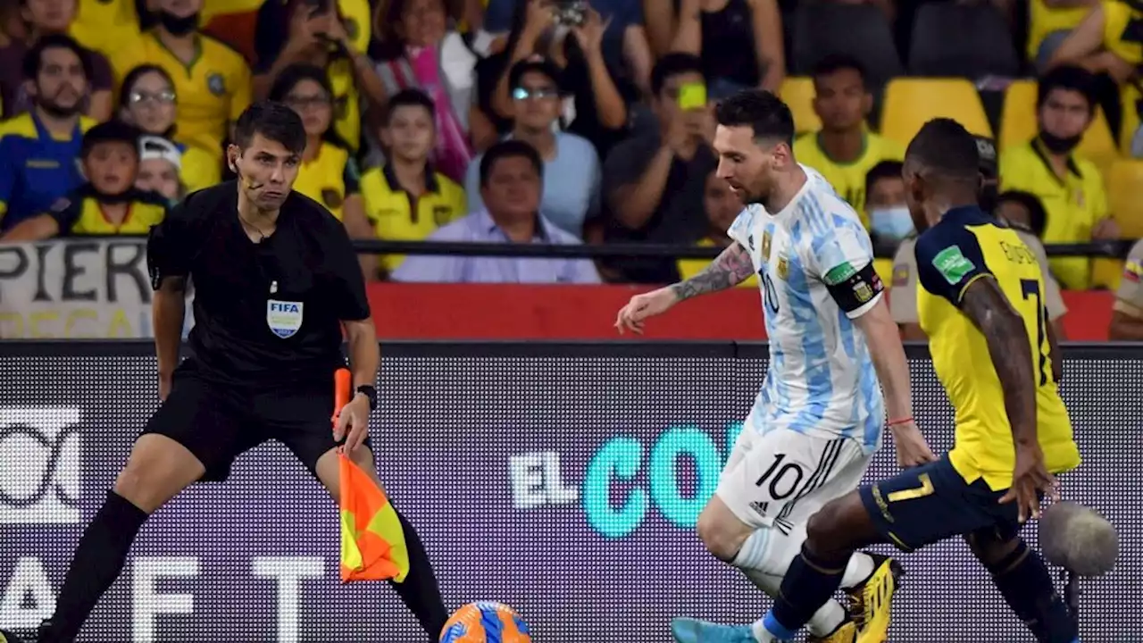 Eliminatorias: A Argentina se le escapó el triunfo ante Ecuador en un final polémico | El conjunto de Alfaro empató 1-1 gracias a un penal sugerido por el VAR