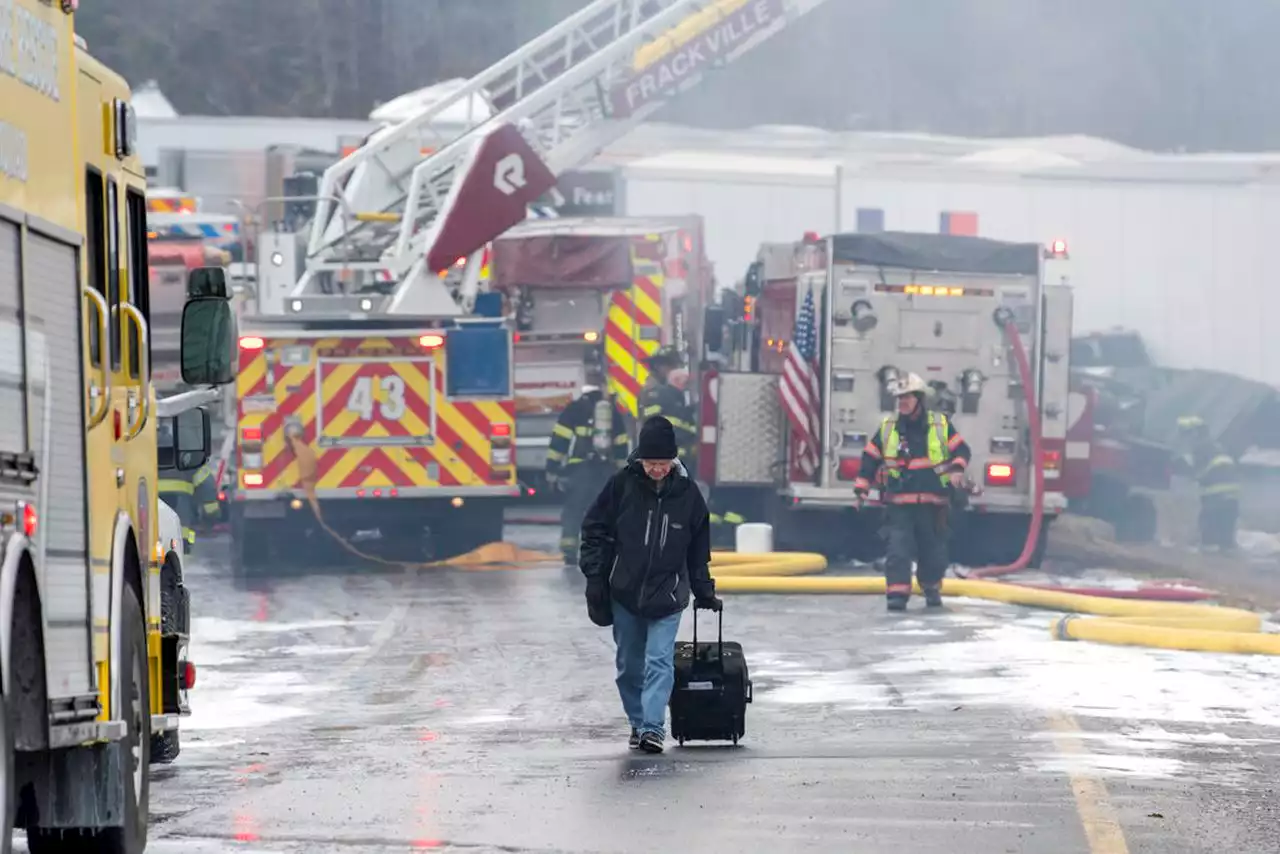 Cleanup of fatal crash on I-81 continues as officials offer timetable for reopening