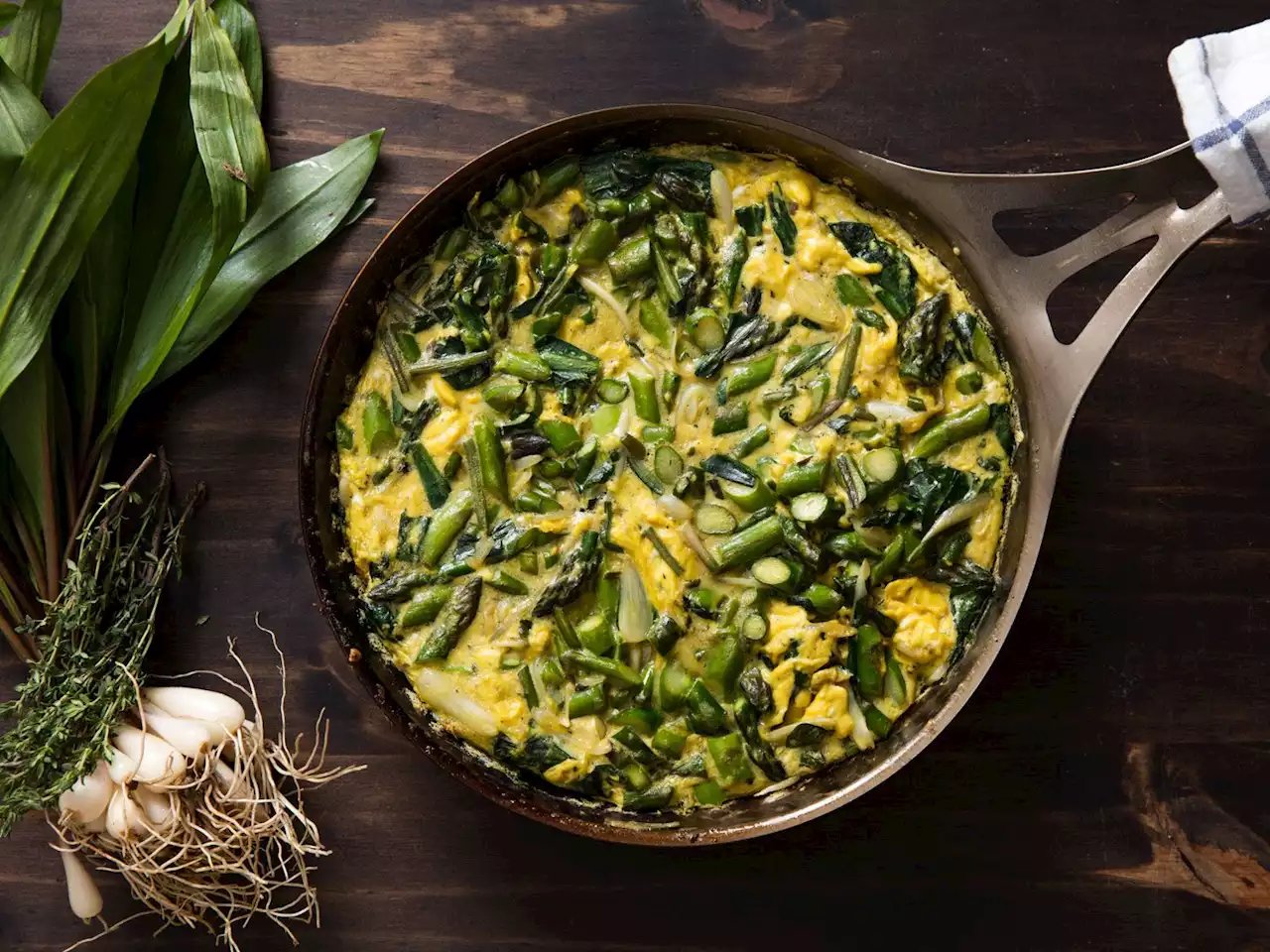 Easy Italian: Spring Frittata With Asparagus and Ramps