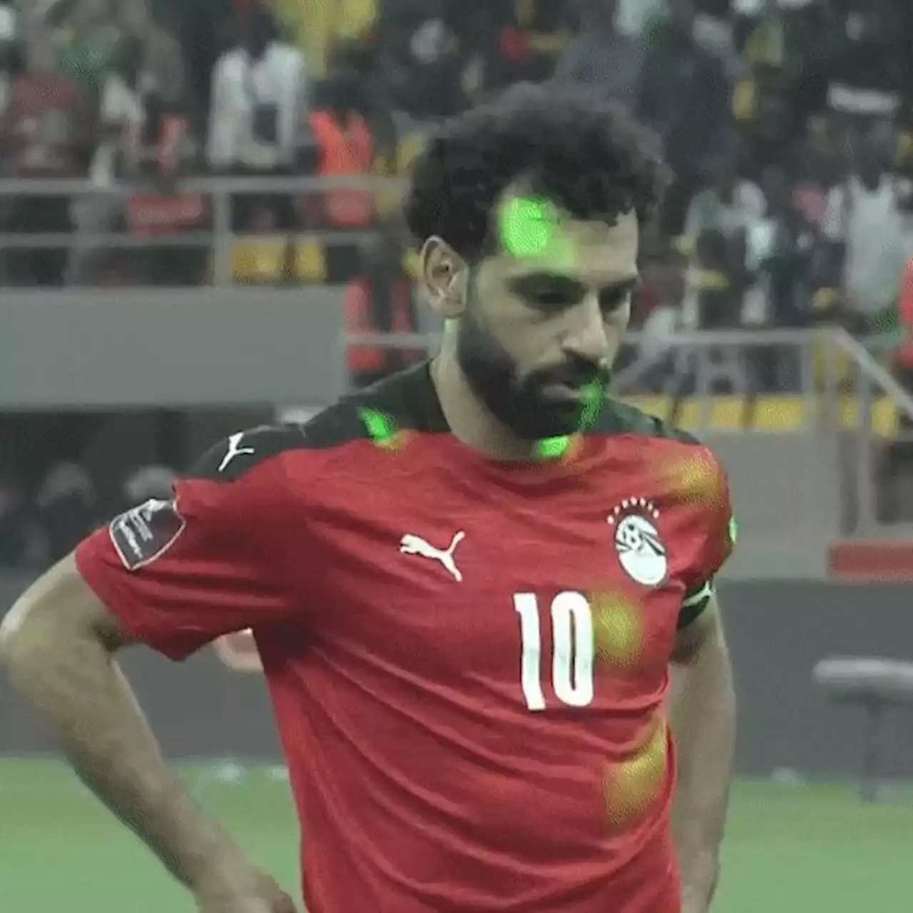 Egypt’s Mohamed Salah Misses Penalty Kick Amid Deluge of Laser Pointers