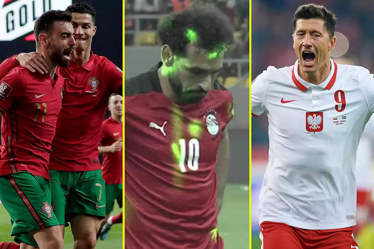 Ronaldo, Mane and Lewandowski reach World Cup, but no place for Salah and Zlatan