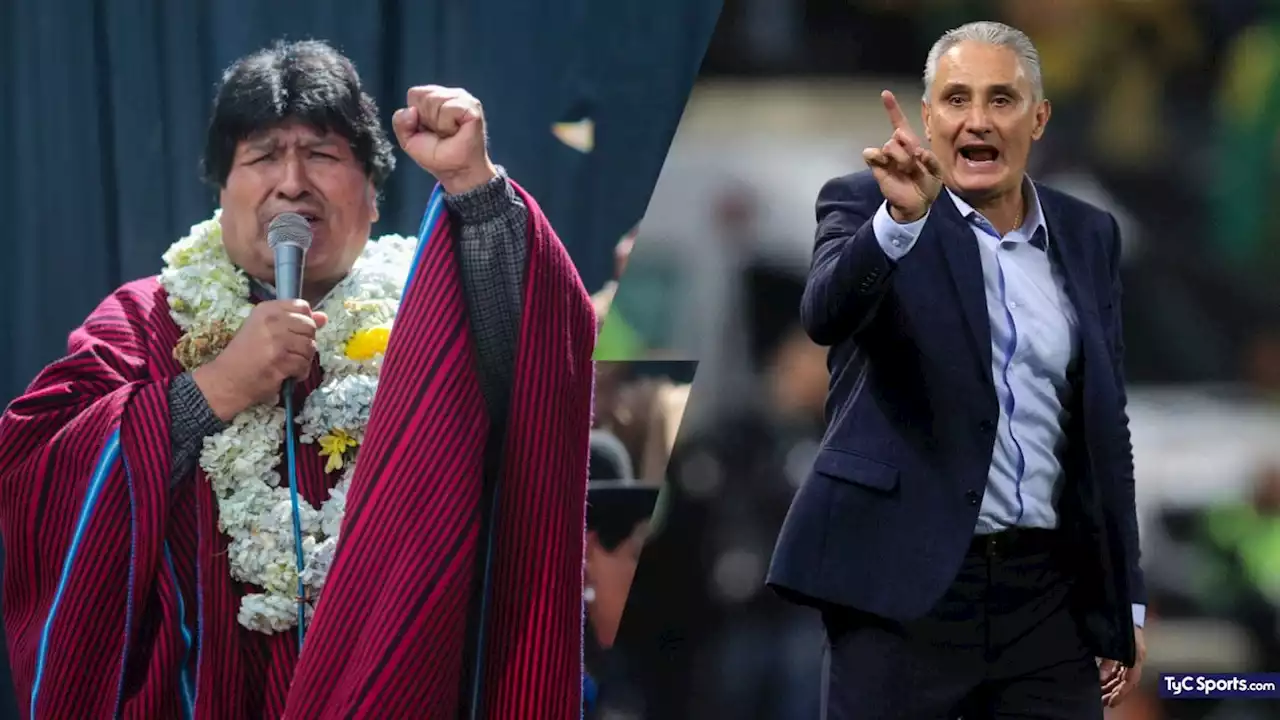 Reivindicó a Maradona y repudió a Tite por su frase sobre La Paz: qué dijo Evo Morales en la previa a Bolivia vs. Brasil - TyC Sports