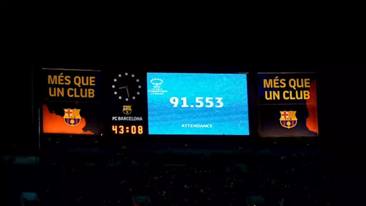 Récord mundial de público en fútbol femenino en el Barcelona-Real Madrid: 91.553 personas