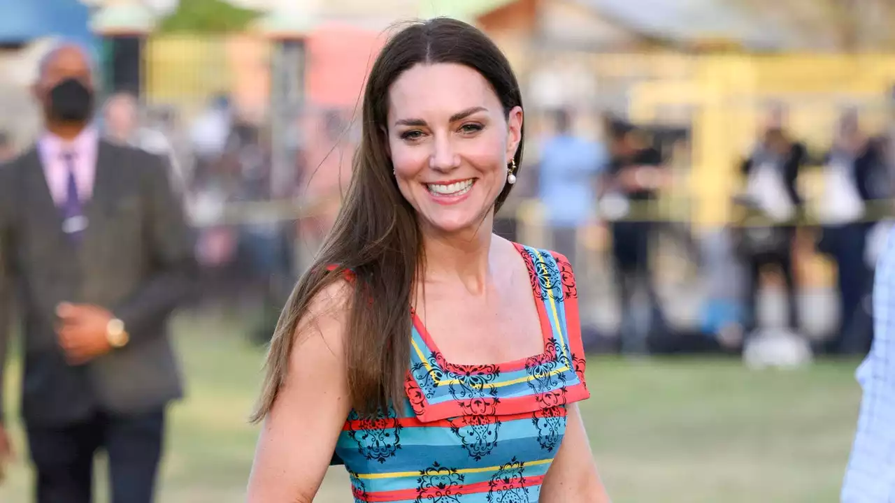 The Duchess Of Cambridge Flies The Flag For Vintage In Jamaica