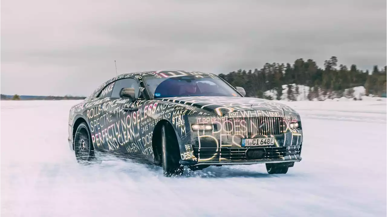 Electric Rolls-Royce Spectre: winter testing complete