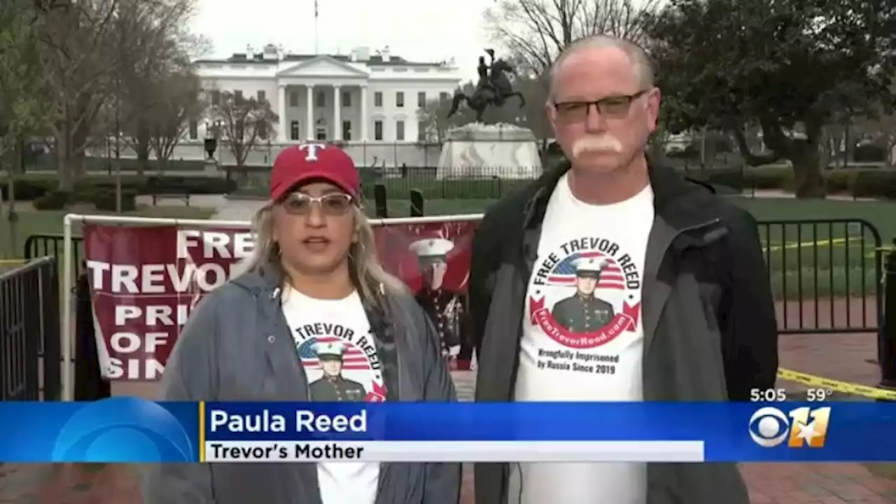 After Protesting Outside White House, North Texas Parents Of Former US Marine Held In Russia Met With President Biden