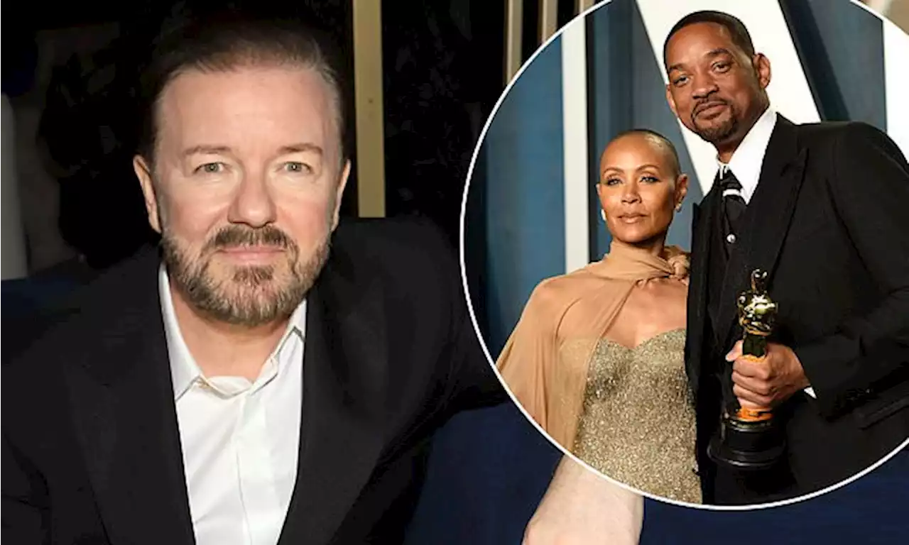 Ricky Gervais wades in on Will Smith's dramatic Oscars slap joke