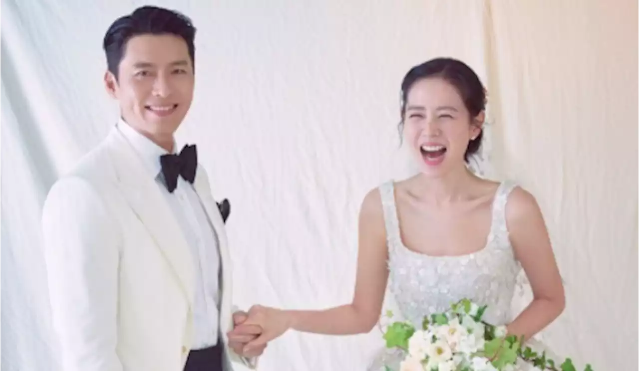 Here's your first look at Hyun Bin and Son Ye Jin's official wedding photos