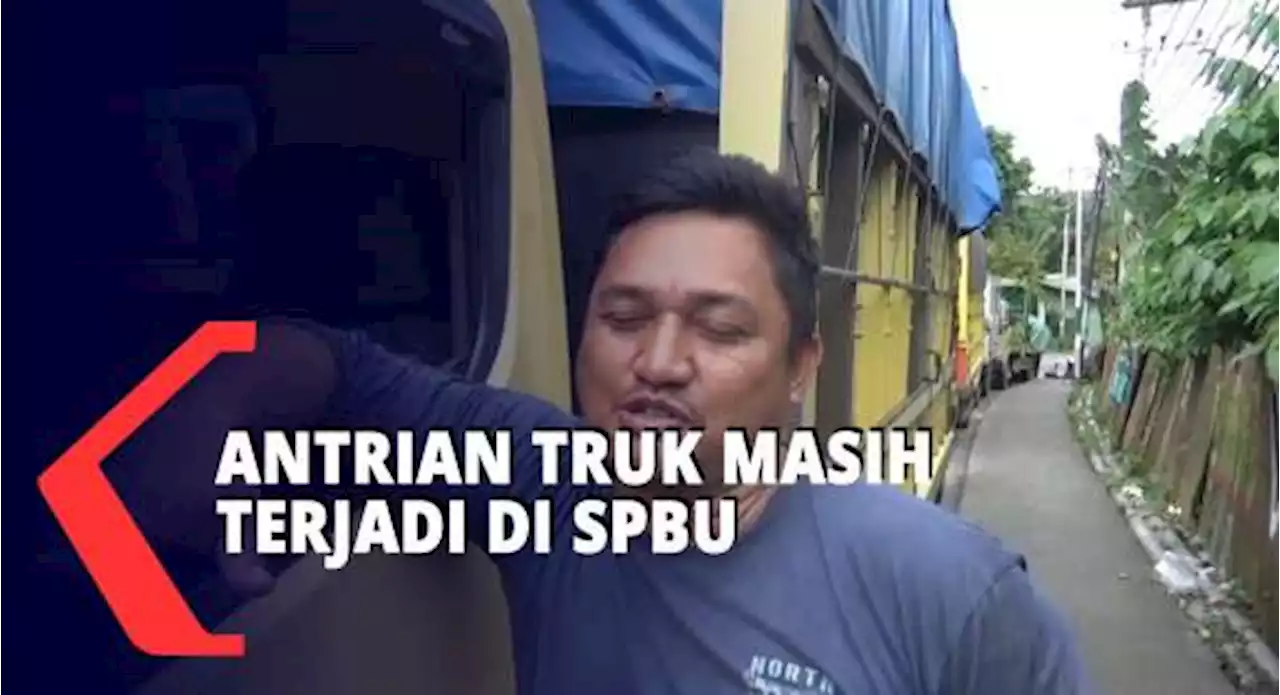 Meski Demo, Antrian Truk di SPBU Masih Terjadi