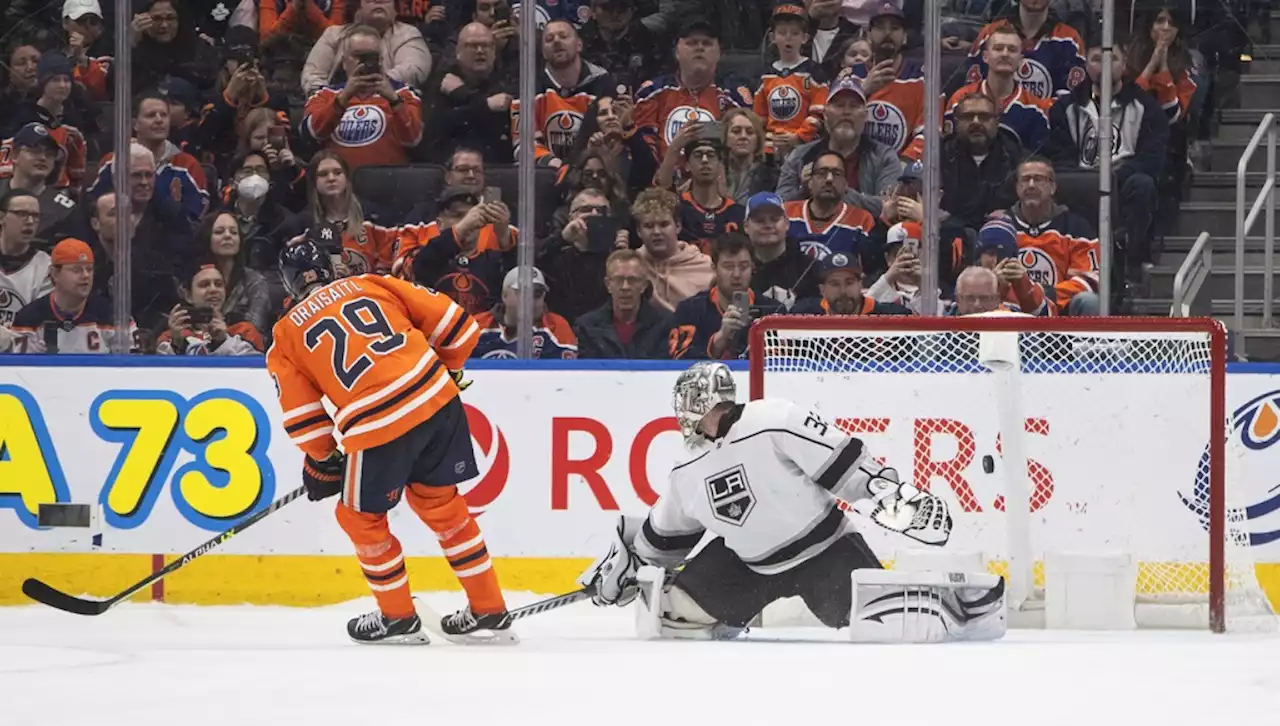 Surging Oilers edge Kings in shootout, tighten standings