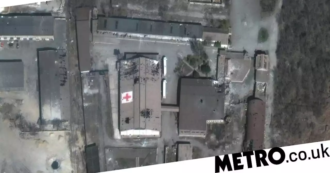 Red Cross warehouse in Ukraine struck by missile despite huge sign on roof