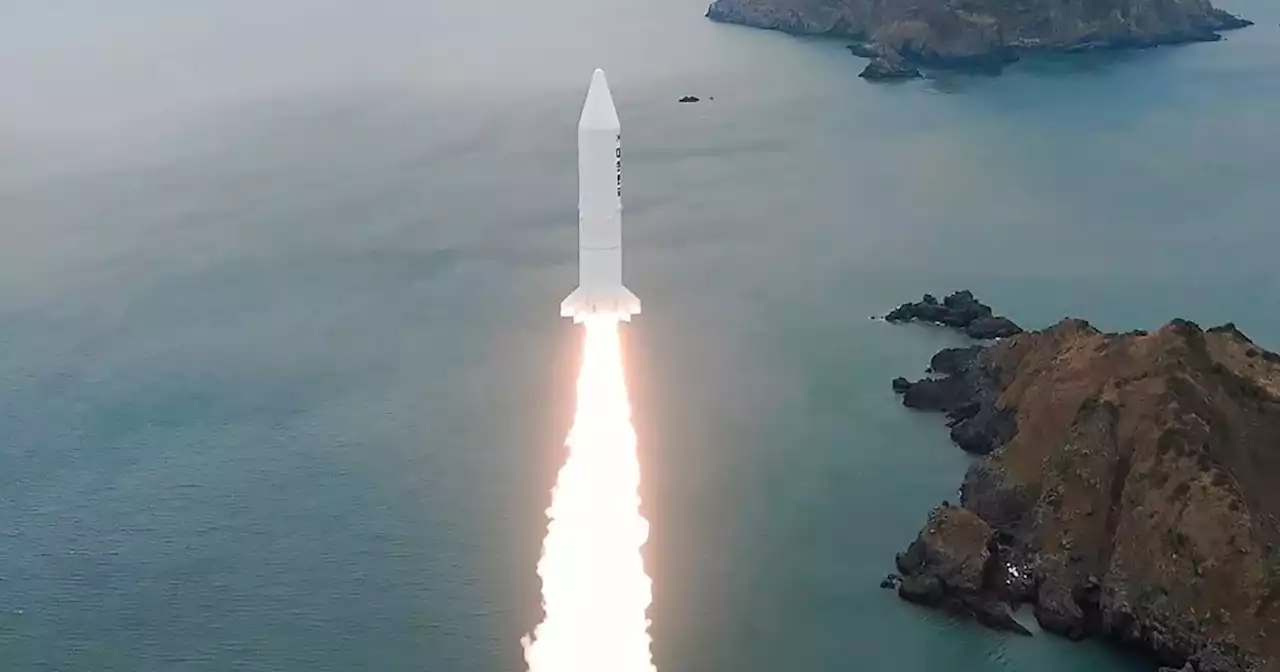 South Korea says it successfully tested solid-fuel space rocket