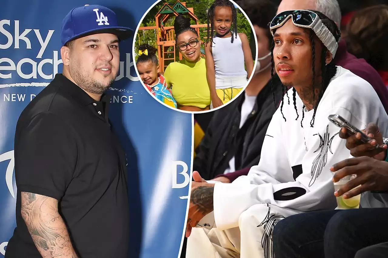 Rob Kardashian and Tyga call out Blac Chyna for child support complaints