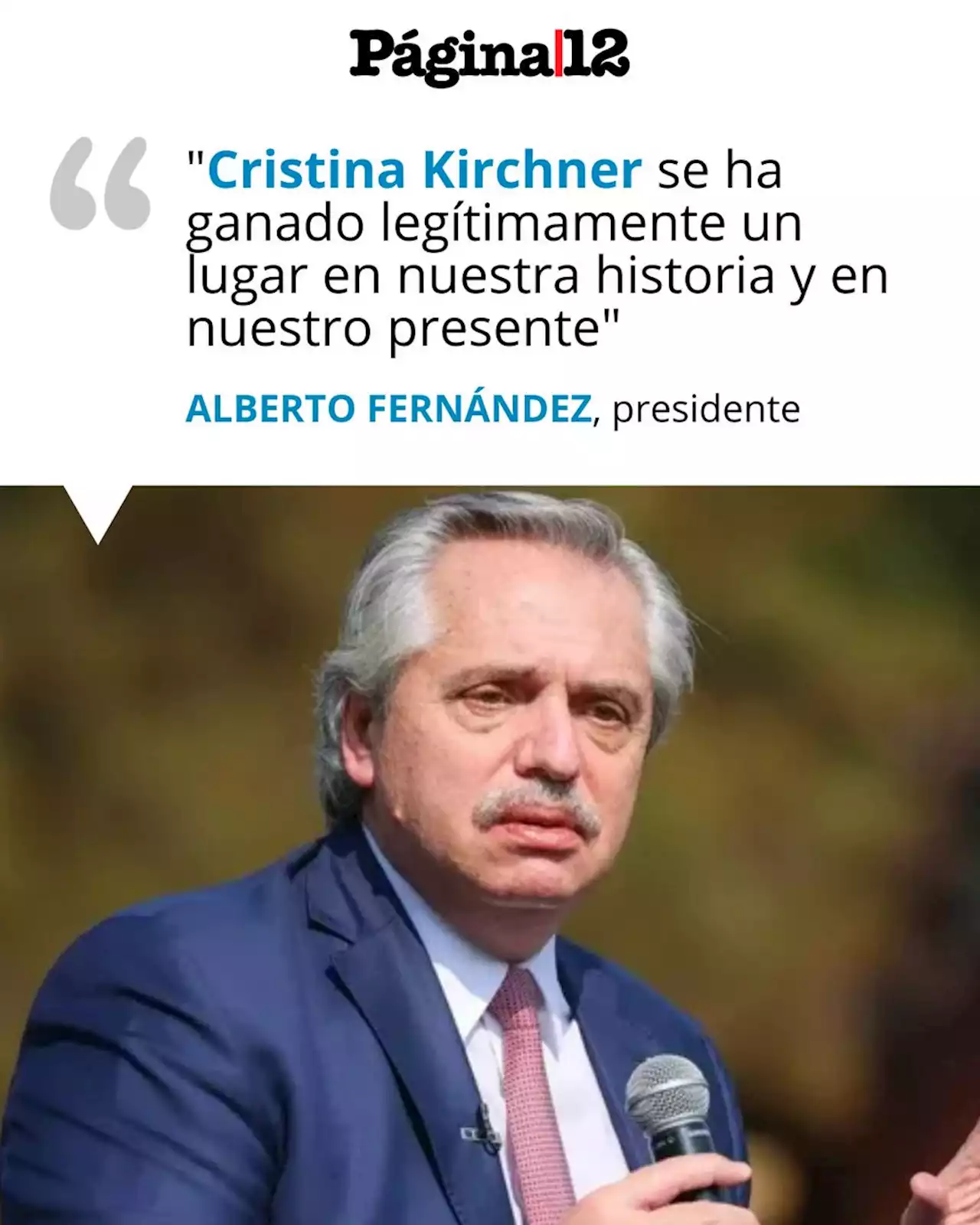 Alberto Fernández repudió el ataque a la estatua de Cristina Kirchner | 'Es la violencia de los cultores del odio'