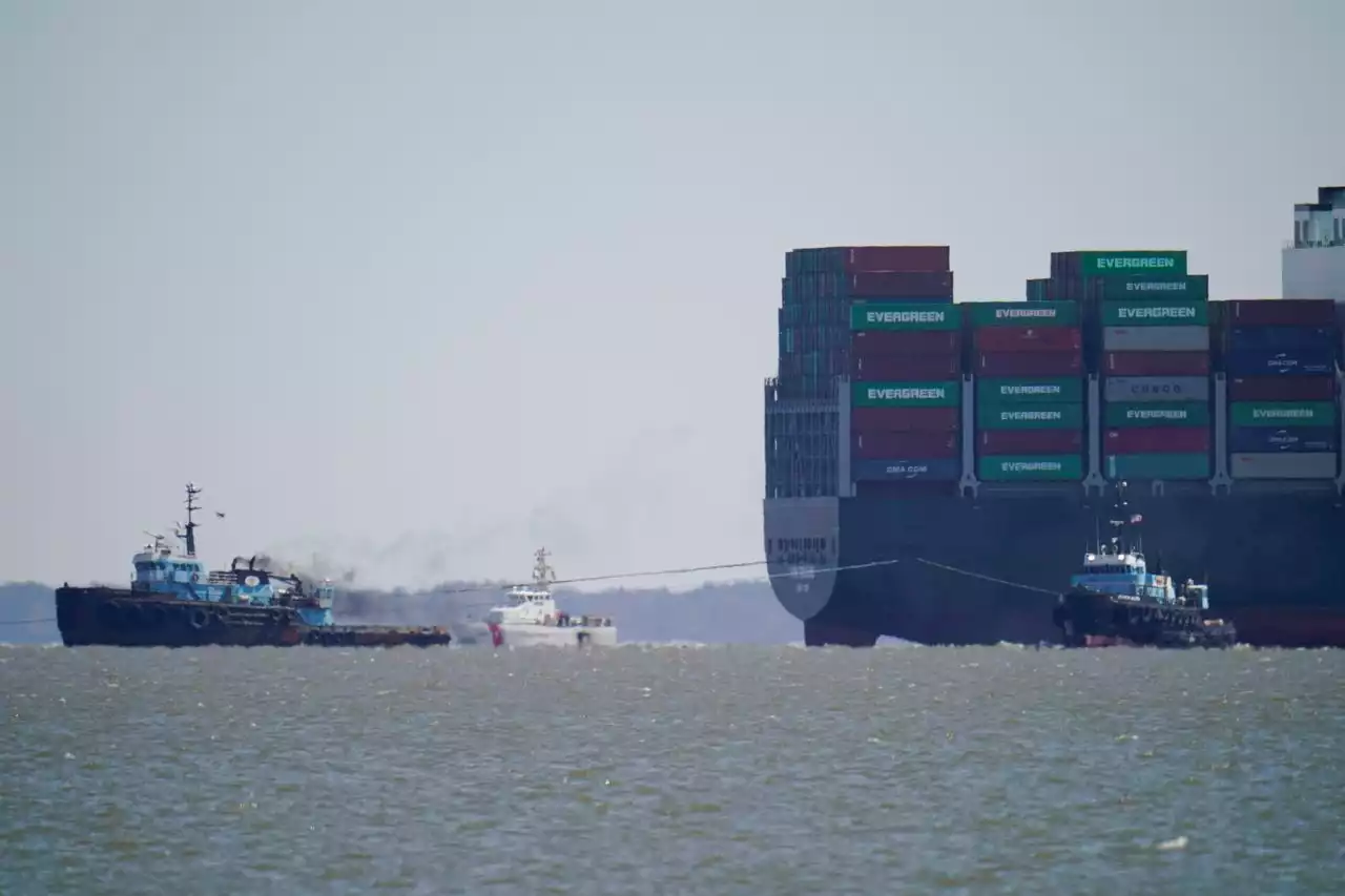 Coast Guard to try again to free ship stuck in Chesapeake Bay