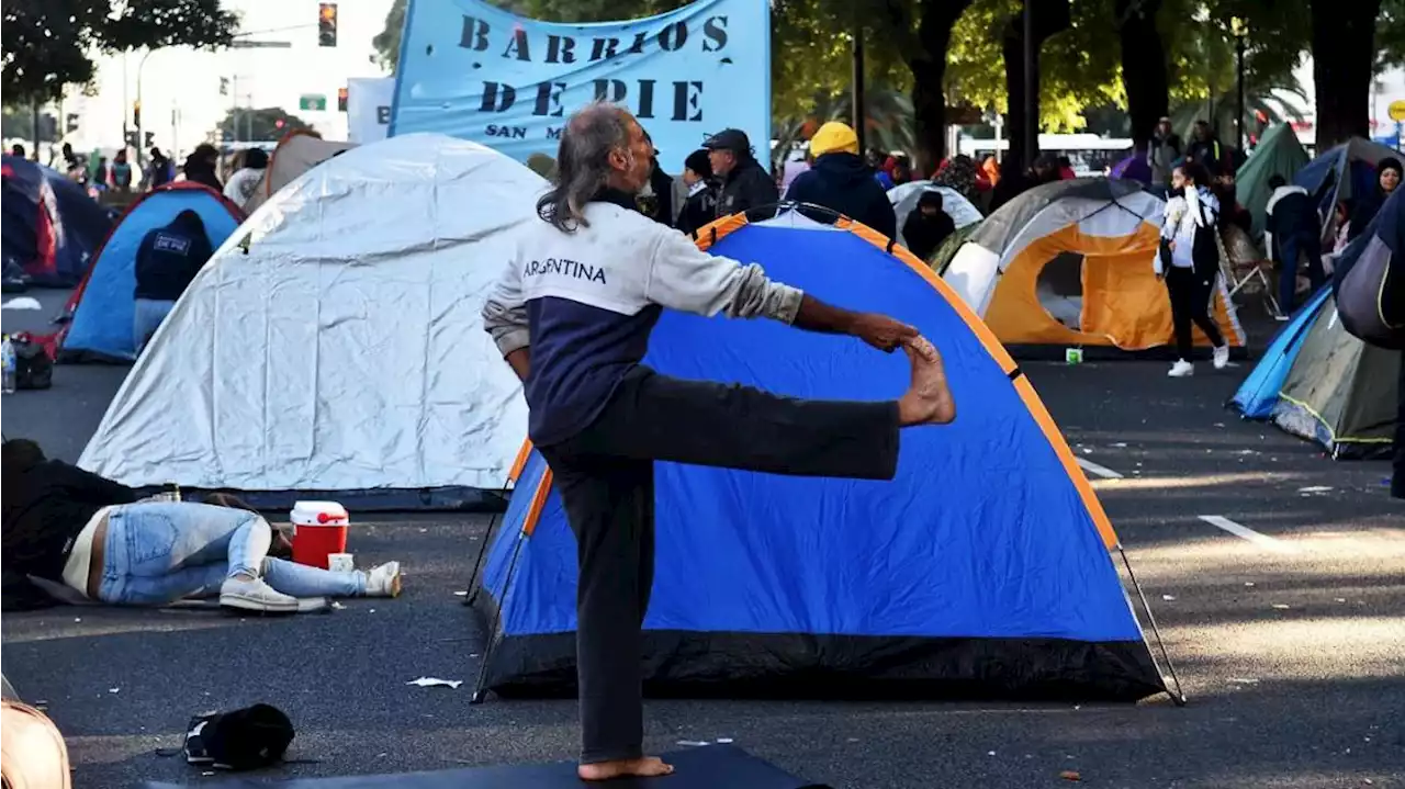 Continúa el acampe en 9 de Julio: cuáles son las zonas afectadas