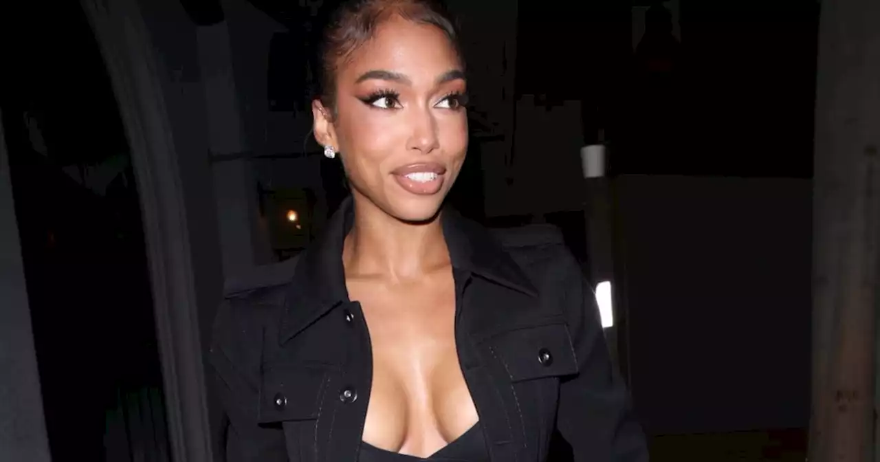 Lori Harvey Casually Styled a Bra With a Cropped Black Blazer