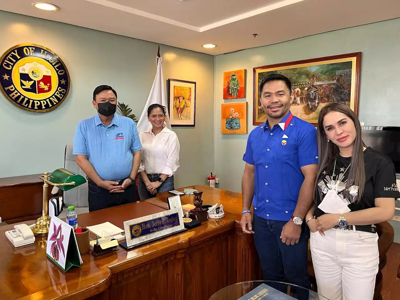 Pacquiao is Iloilo City mayor's 2nd choice for president