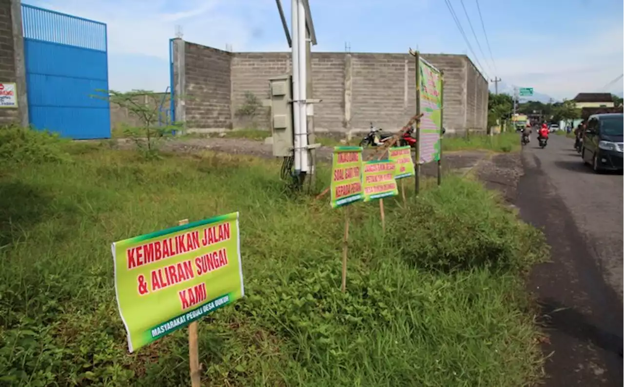 Ada Sungai di Dalam Pabrik Garmen, Warga Dukuh Delanggu: Kembalikan!