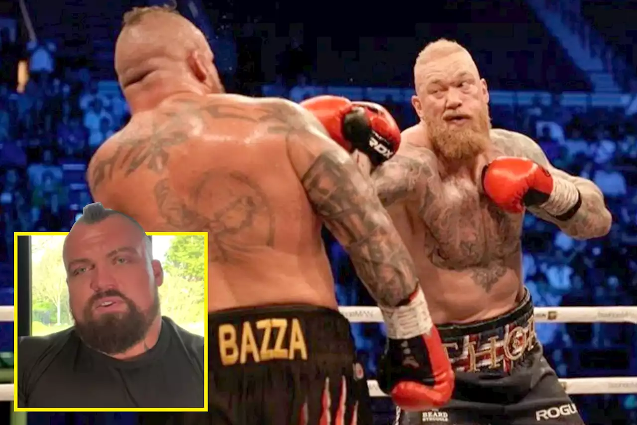 Eddie Hall admits injury before fight and will get Thor's name tattooed on him