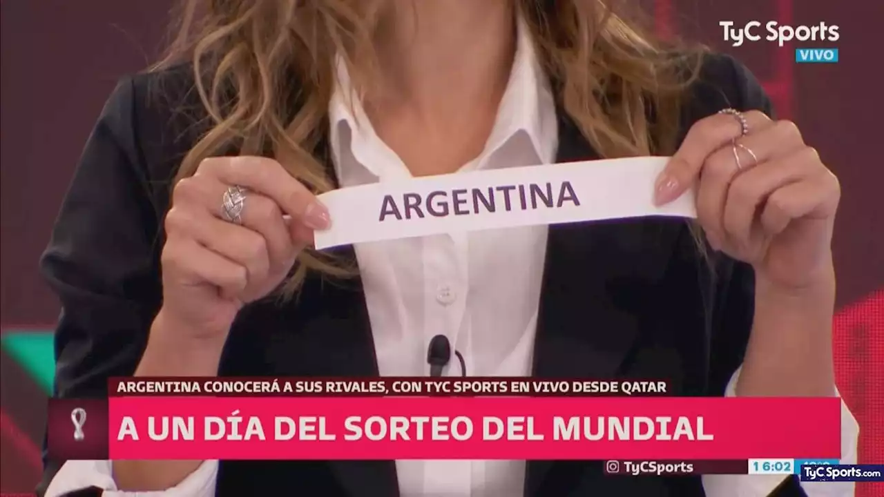 TyC Sports simuló el sorteo del Mundial de Qatar 2022: qué rivales le tocaron a Argentina - TyC Sports